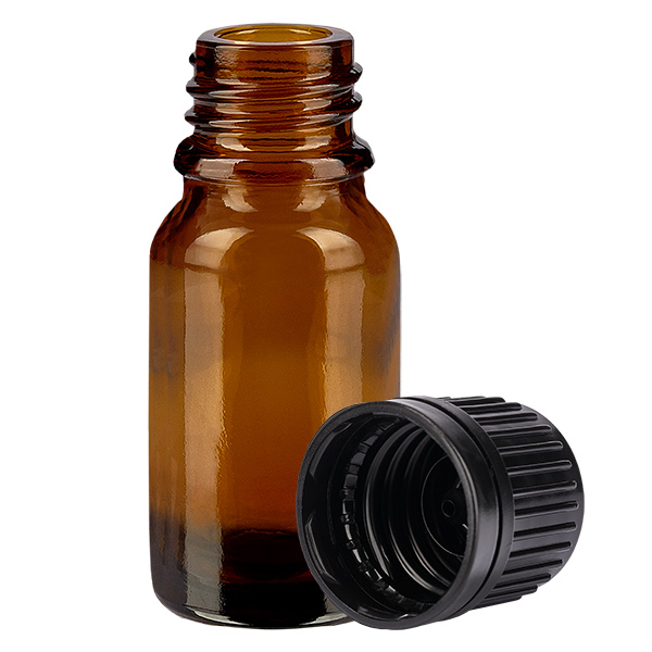 Butelka 10 ml, 11 mm, SV, czarna OV BrownLine UT18/10