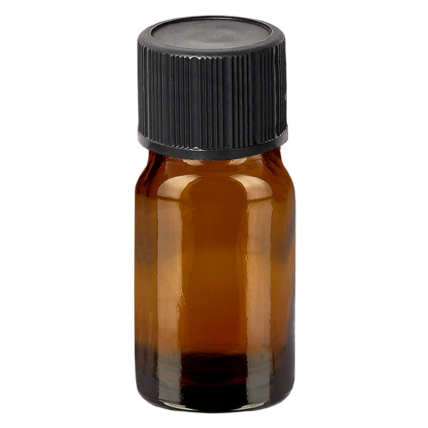 Butelka z zakraplaczem 5 ml 1 mm czarna STD BrownLine UT18/5