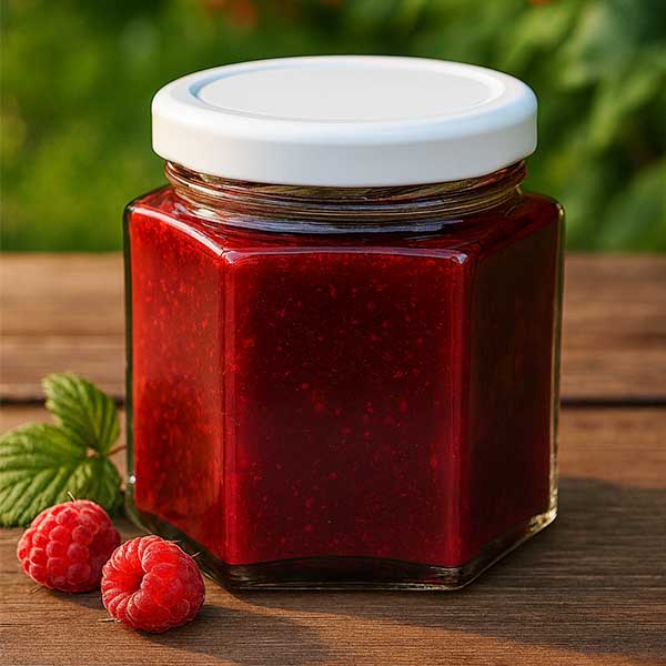 Szklanka sześciokątna 47 ml z pokrywką BasicSeal biała UNiTWIST