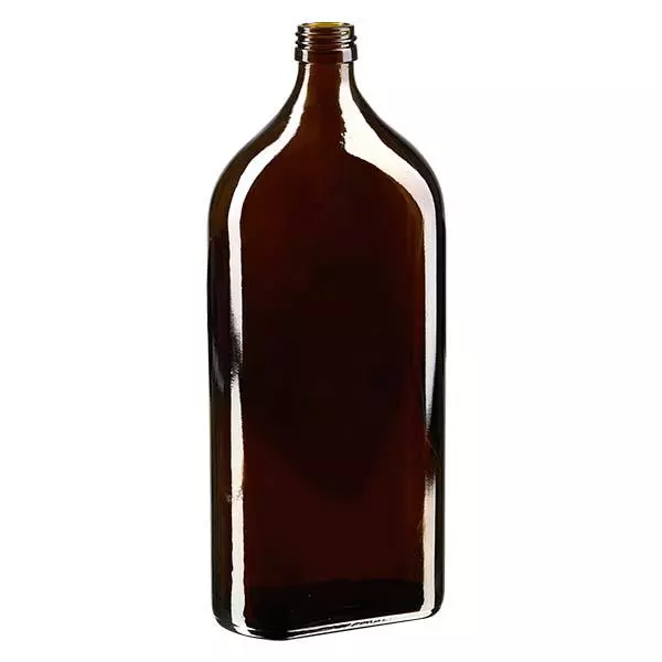Butelka Meplat 1000 ml brązowa PP28 Butelka Meplat 1000 ml brązowa PP28