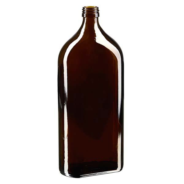 Butelka Meplat 1000 ml brązowa PP28 Butelka Meplat 1000 ml brązowa PP28
