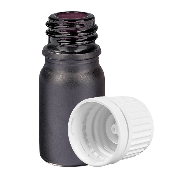 Butelka 5 ml 11 mm SV bia&#322;a OV BlackLine UT18/5