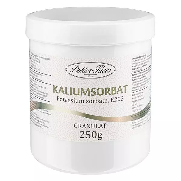 250 g sorbinianu potasu (sorbinianu potasu) Doktor-Klaus 250 g sorbinianu potasu (sorbinianu potasu) Doktor-Klaus