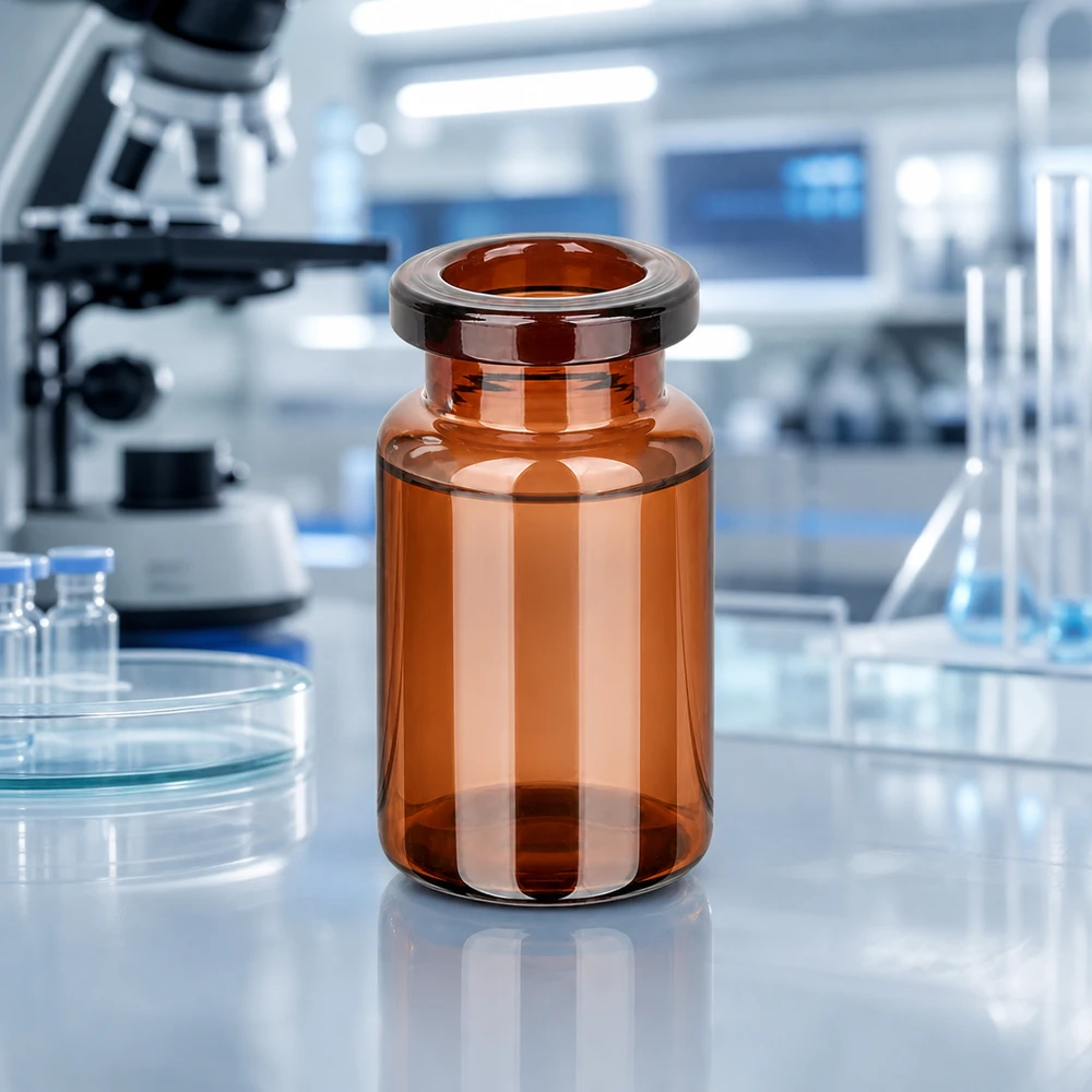 Butelka iniekcyjna z bursztynowego szkła 5 ml Pharmazeutische Braunglas Flasche 5ml für Lyophilisation und Abfüllung von Medikamenten