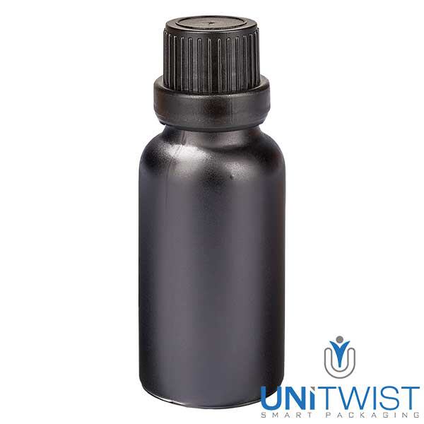 Butelka z zakraplaczem 20 ml 2 mm OV BlackL. UT18/20 Butelka z zakraplaczem 20 ml 2 mm OV BlackL. UT18/20