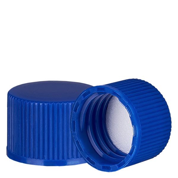 Zakrętka niebieska z wkładką PE