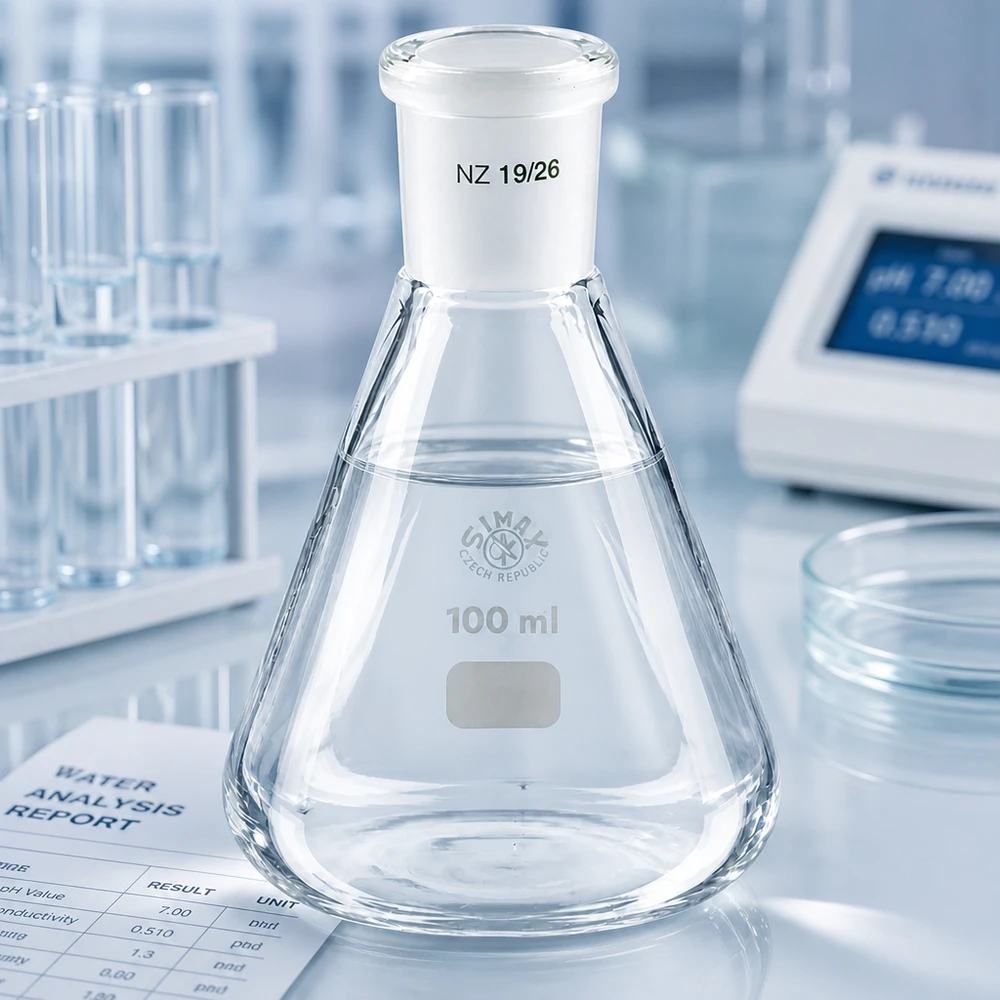 Kolba Erlenmeyera 100 ml ze standardowym szlifowanym złączem (19/26)