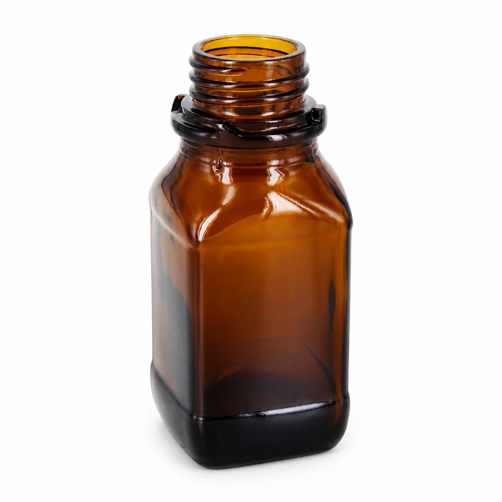 Butelka z brązowego szkła o pojemności 100 ml na Twoje cenne substancje Butelka z brązowego szkła o pojemności 100 ml na Twoje cenne substancje