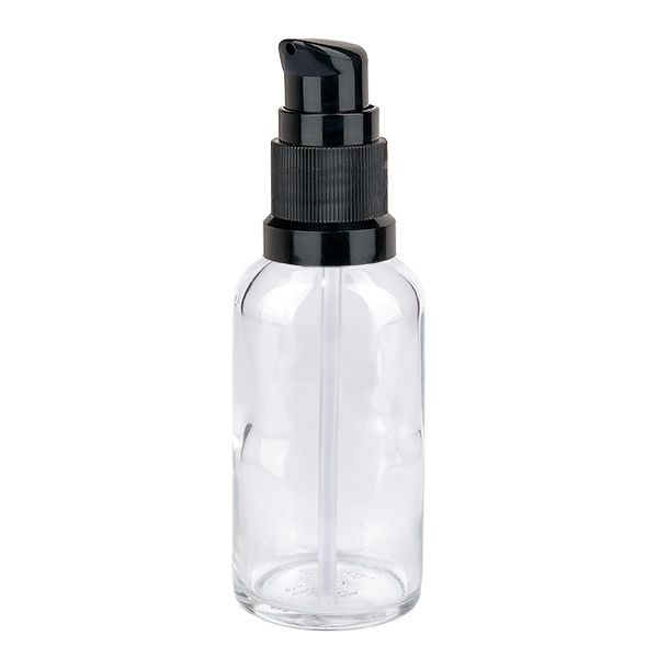 Butelka z pompką 50 ml czarna STD ClearLine UT18/50