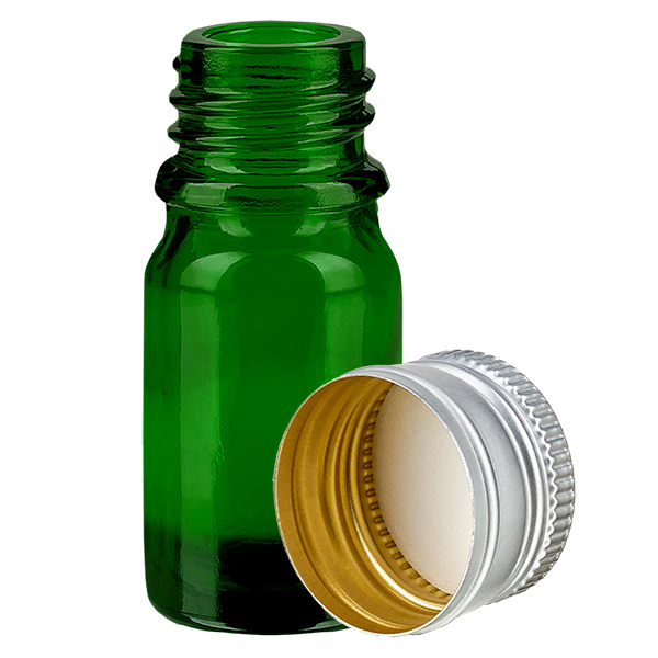 5 ml butelka 11 mm SV aluminiowo-srebrna STD GreenL. UT18/5