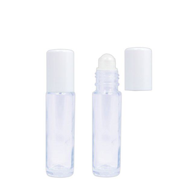 Dezodorant w kulce (roll-on) 10 ml przezroczyste szk&#322;o w komplecie