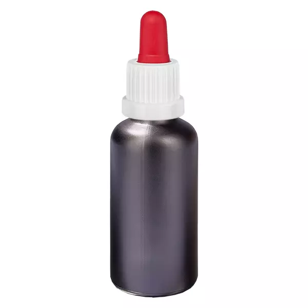 Butelka z pipetą 50 ml biała/czerwona OV BlackLine UT18/50 Butelka z pipetą 50 ml biała/czerwona OV BlackLine UT18/50