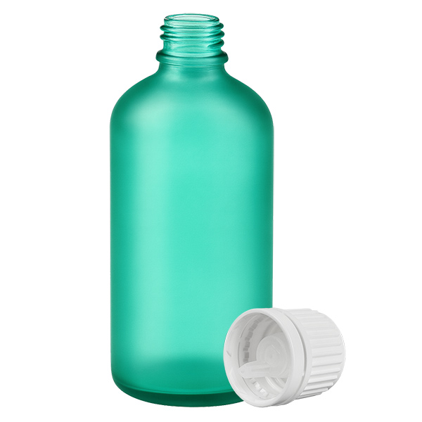 Butelka z kroplomierzem 100 ml 0,7 mm biały OV GreenLine UT18/100 Butelka z kroplomierzem 100 ml 0,7 mm biały OV GreenLine UT18/100