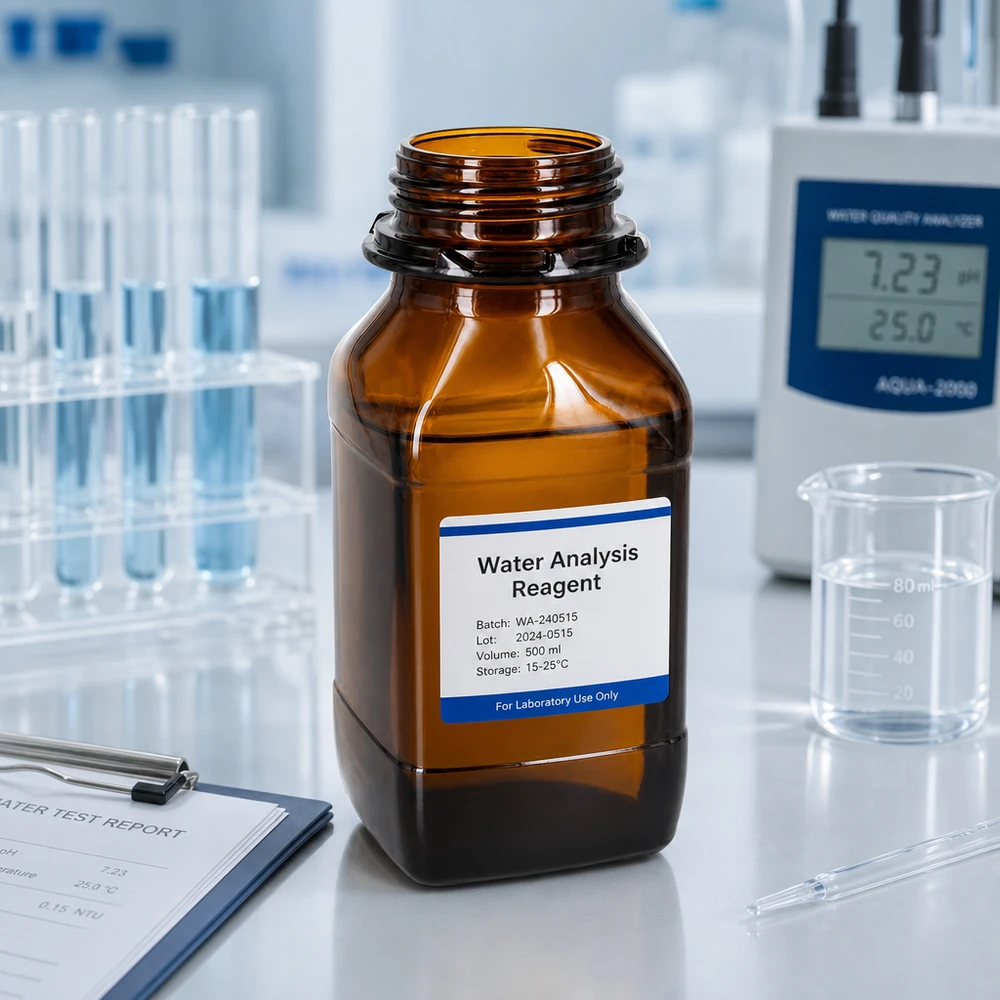 Butelka do przechowywania o pojemności 500 ml z brązowego szkła – niezawodna ochrona cennych substancji Precyzyjna butelka laboratoryjna 500 ml z zakrętką do bezpiecznego przechowywania odczynników