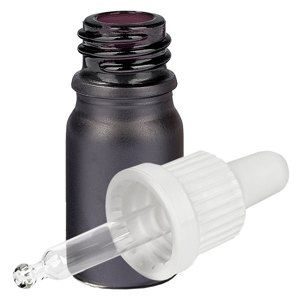Butelka z pipetą 5 ml biała OV BlackLine UT18/5 Butelka z pipetą 5 ml biała OV BlackLine UT18/5