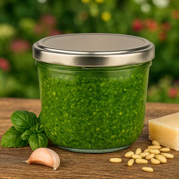 Słoik 230 ml z pokrywką BasicSeal w kolorze srebrnym UN..