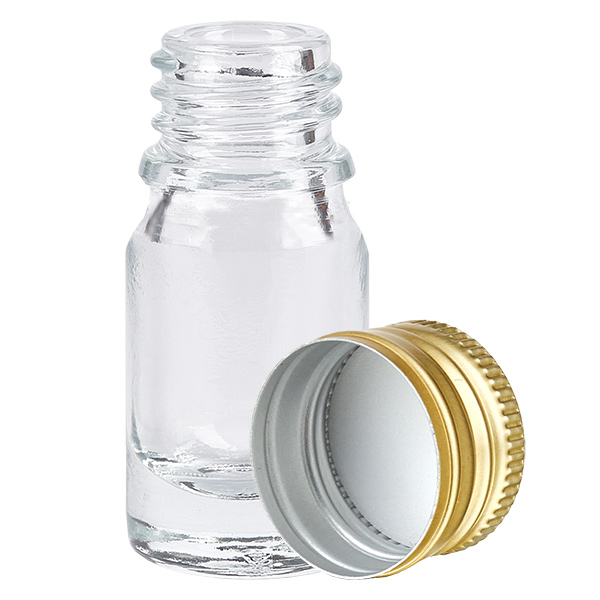 Butelka 5 ml 11 mm SV aluminiowo-z&#322;ota STD ClearLine UT18/5