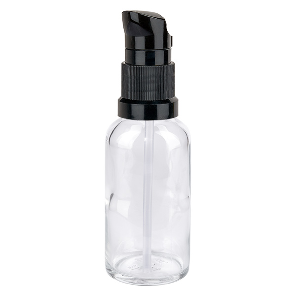 Butelka z pompką 50 ml czarna STD ClearLine UT18/50 Butelka z pompką 50 ml czarna STD ClearLine UT18/50