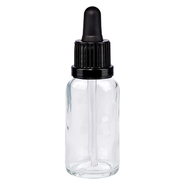 Butelka do leków płynnych 20 ml, czarna OV ClearLine UT18/20 Butelka do leków płynnych 20 ml, czarna OV ClearLine UT18/20