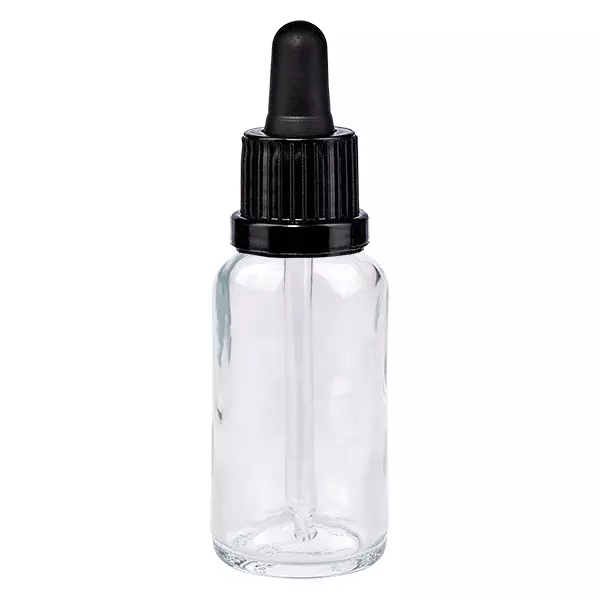 Butelka do leków płynnych 20 ml, czarna OV ClearLine UT18/20 Butelka do leków płynnych 20 ml, czarna OV ClearLine UT18/20