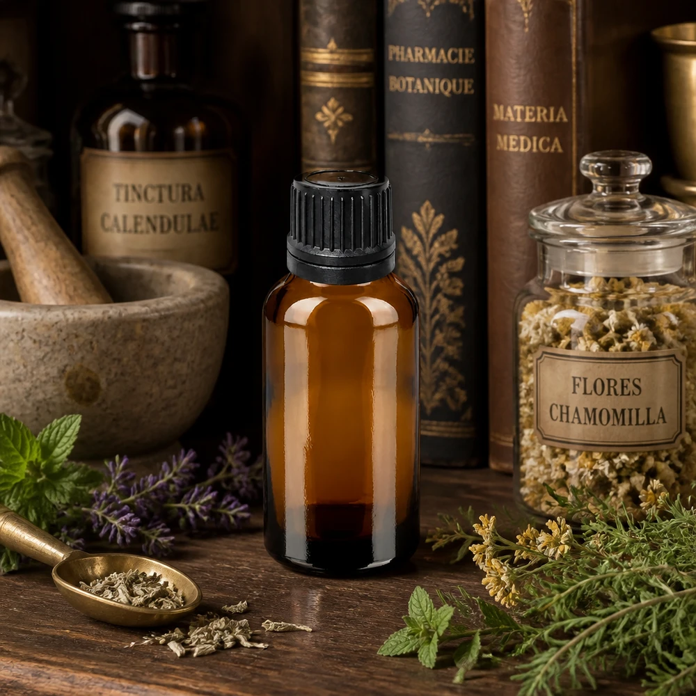 30 ml butelka z zakraplaczem 1 mm czarna OV BrownLine UT18/30 Wysokiej jakości butelka z zakraplaczem o pojemności 30 ml wykonana z bursztynowego szkła chroniącego przed promieniowaniem UV z precyzyjną zakrętką z zakraplaczem o średnicy 1 mm.