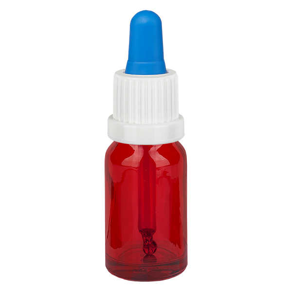 Butelka z pipetą 10 ml biała/niebieska OV RedLine UT18/10 Butelka z pipetą 10 ml biała/niebieska OV RedLine UT18/10