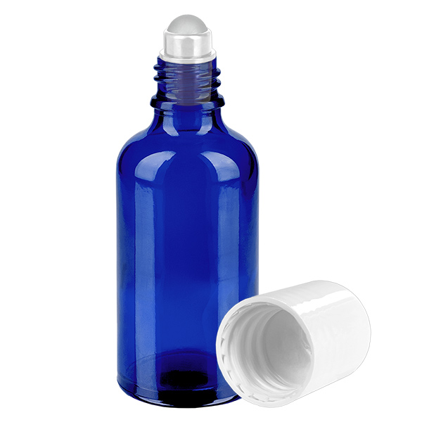 Butelka roll-on 50 ml biała STD BlueLine UT18/50