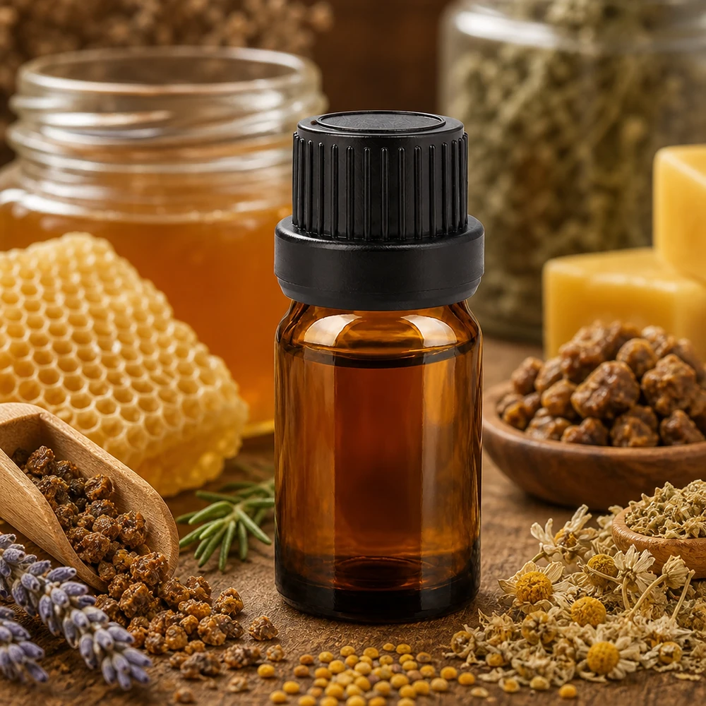 Butelka z zakraplaczem 5 ml 2 mm czarna OV BrownLine UT18/5 Butelka z zakraplaczem BrownLine 5 ml z czarną zakrętką OV do naturalnych olejków i ekstraktów