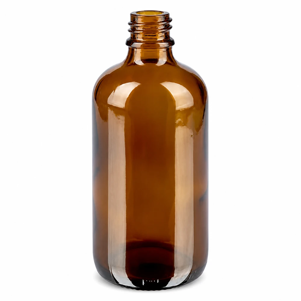 100 ml butelka z zakraplaczem 1 mm czarna OV BrownLine UT18/100 Butelka z brązowego szkła o pojemności 100 ml z zakraplaczem 1 mm do precyzyjnego dozowania płynów