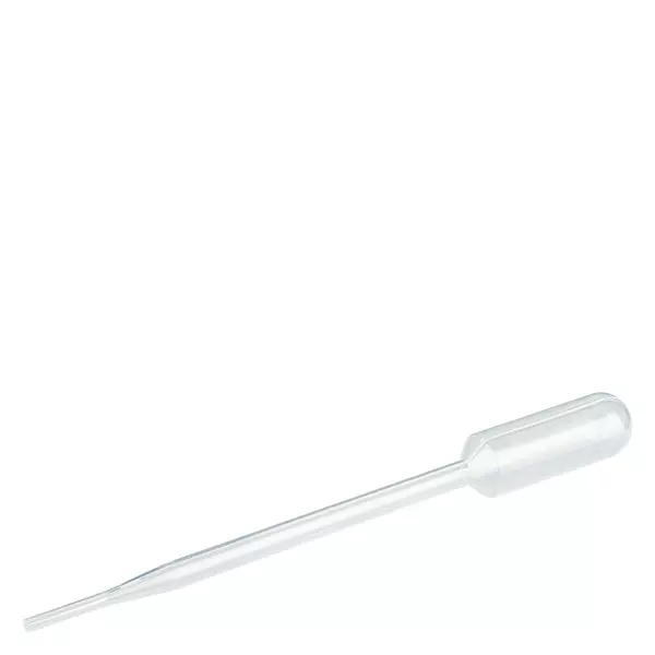 Pipeta transferowa, objętość nominalna: 6 ml, (dł. x szer.): 152 x 15 mm, materiał: LD-PE, przezroczysta, wielkość kropli: 40 µl - 55 µl, 400 sztuk/karton