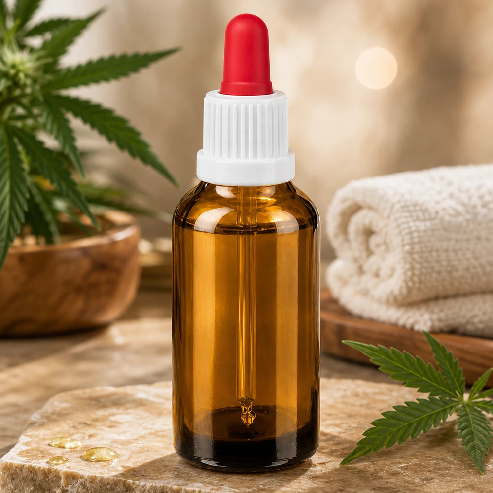 30 ml butelka z pipetą, biała/czerwona OV BrownLine UT18/30 Chroniąca przed światłem butelka z bursztynowego szkła o pojemności 30 ml z zakrętką z pipetą zapewnia optymalną ochronę składników aktywnych.
