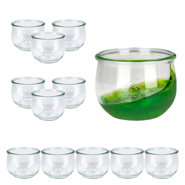 Zestaw 12 s&#322;oik&#243;w Weck 580 ml s&#322;oiki tulipanowe 1/2 l