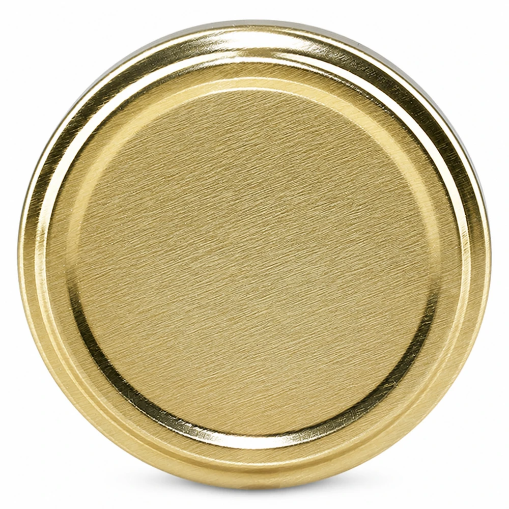 UNiTWIST TO58 złoty, BioSeal, bez BPA, unitemp UNiTWIST TO58 – zakrętka typu „twist-off” w kolorze złotym, BioSeal, bez BPA i NI, zakrętka do słoików unitemp, 58 mm