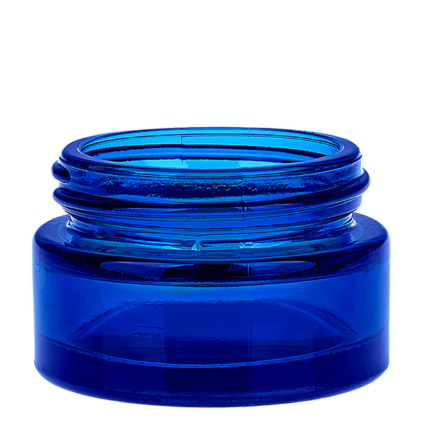 Szklany słoik 20ml niebieski z pokrywką UNiTWIST Szklany słoik 20ml niebieski z pokrywką UNiTWIST