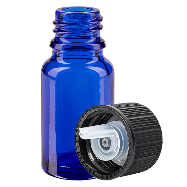Butelka z zakraplaczem 10 ml 1 mm czarna STD BlueL. UT18/10