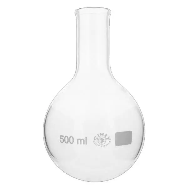 Kolba okrągłodenna 500 ml z wąską szyjką