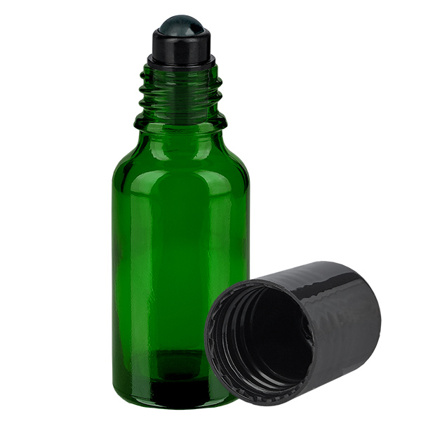 Butelka roll-on 20 ml czarna STD GreenLine UT18/20 Butelka roll-on 20 ml czarna STD GreenLine UT18/20
