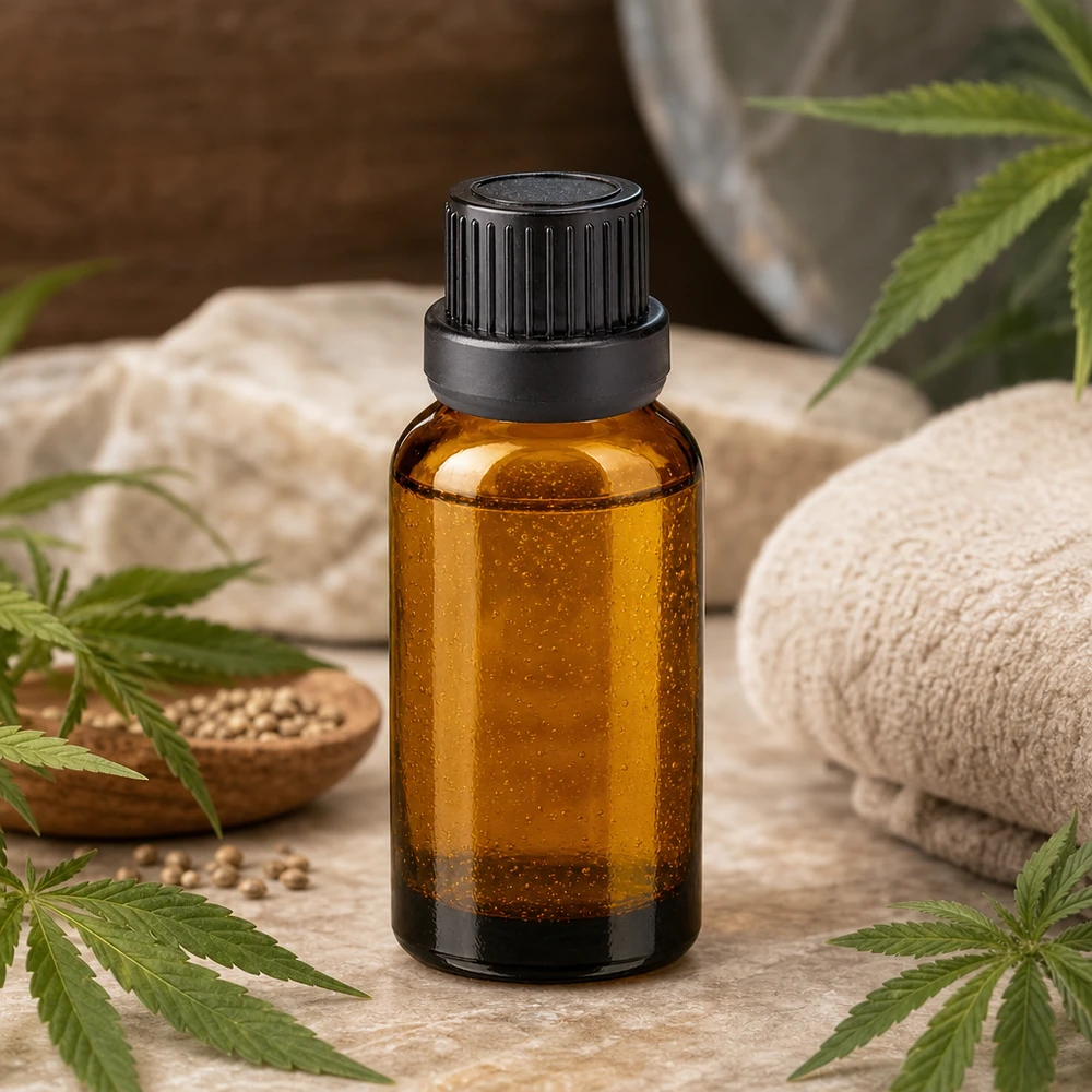 Butelka aptekarska 20 ml z precyzyjnym zakraplaczem 2 mm do zastosowań w aromaterapii
