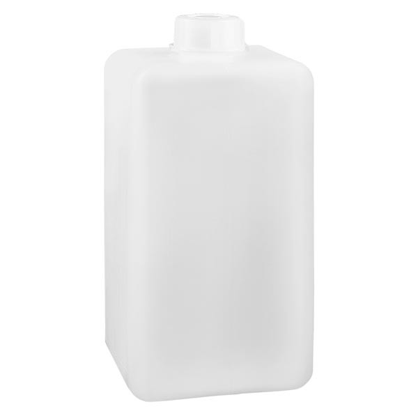 Butelka na chemikalia 1500 ml, wąska szyjka z PE-HD, kolor naturalny Butelka na chemikalia 1500 ml, wąska szyjka z PE-HD, kolor naturalny