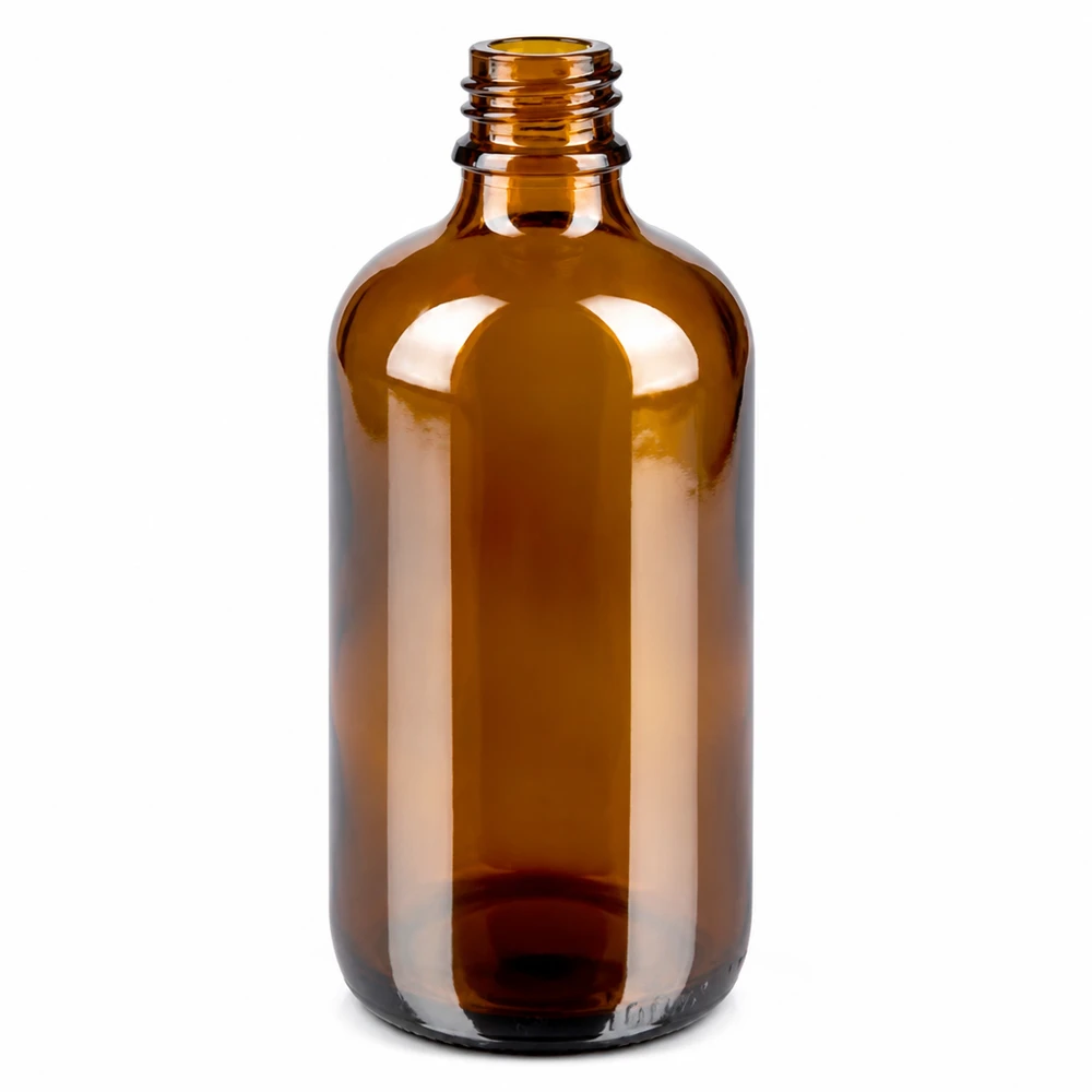 100 ml butelka ze spryskiwaczem czarna/przezroczysta STD BrownLine UT18/100 Brązowa szklana butelka z rozpylaczem 100 ml z gwintem do perfum i aromaterapii