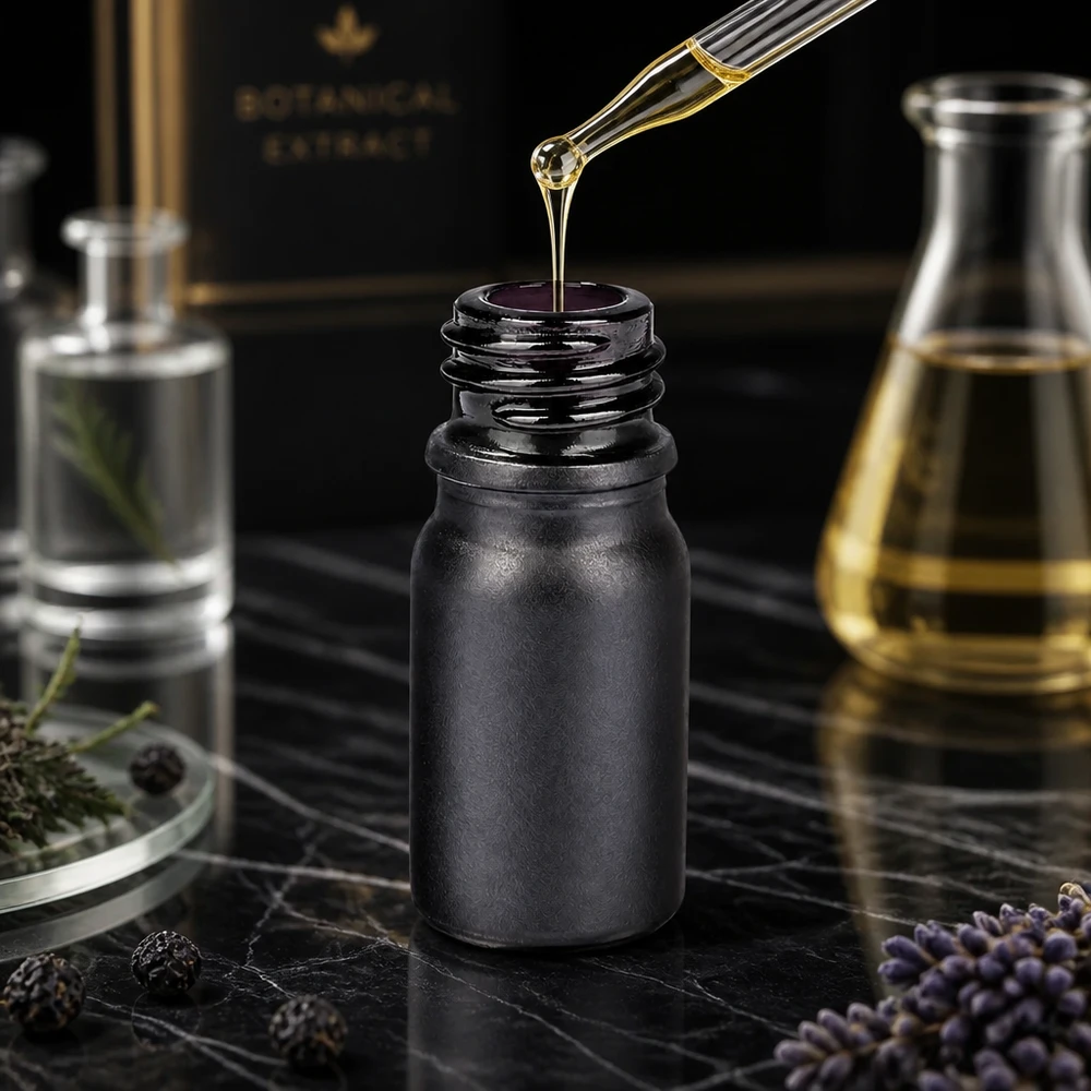 Wysokiej jakości 5 ml butelka apteczna BlackLine UT18/5 UNiTWIST do wysokiej jakości serum i olejków