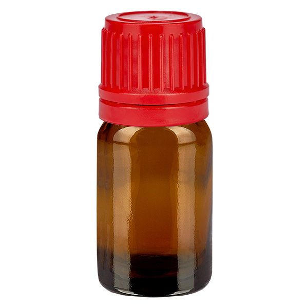 Butelka 5 ml 11 mm SV czerwony OV BrownLine UT18/5