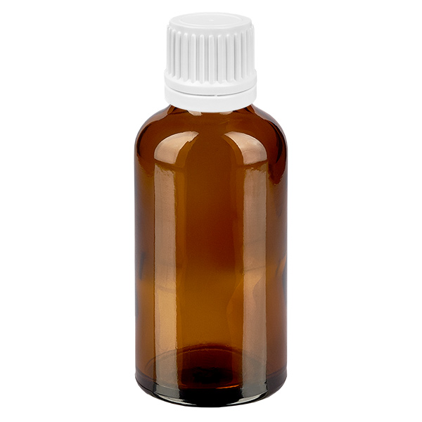 Butelka z kroplomierzem 50 ml 0,7 mm biały OV BrownLine UT18/50