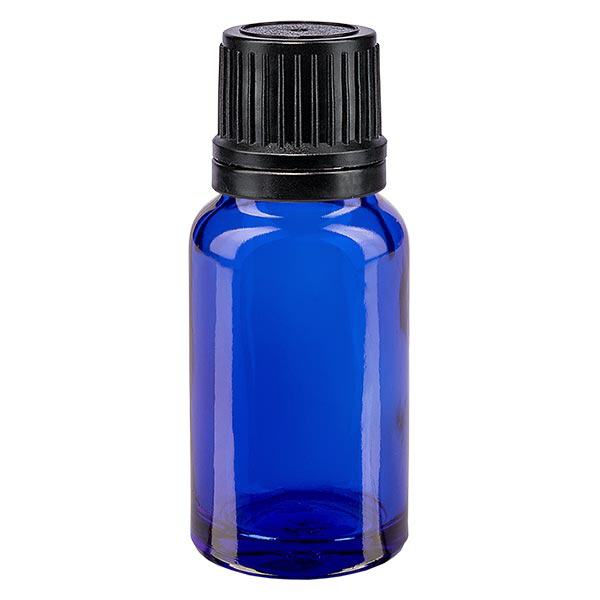 Butelka apteczna niebieska 10ml drip v. Pr. 1mm czarny OV Butelka apteczna niebieska 10ml drip v. Pr. 1mm czarny OV