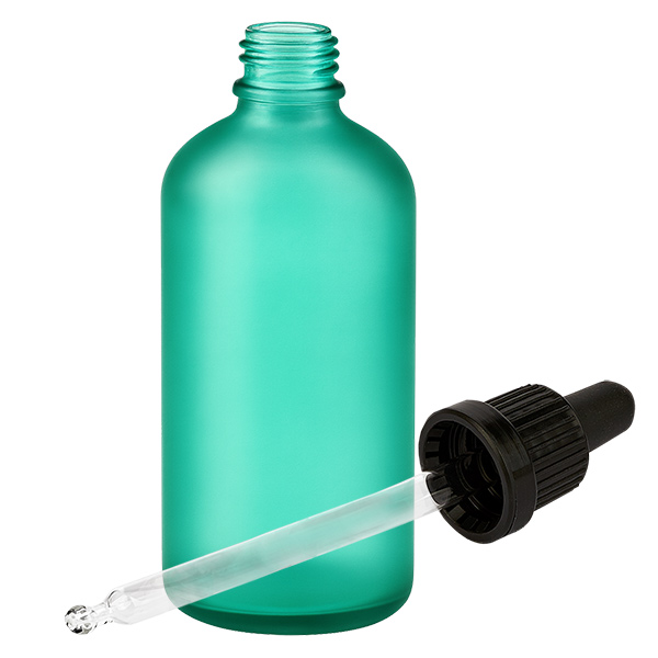 100 ml butelka z pipetą, czarna OV GreenLine UT18/100 100 ml butelka z pipetą, czarna OV GreenLine UT18/100