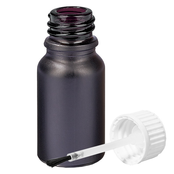 Butelka z p&#281;dzelkiem 10 ml bia&#322;a STD BlackLine UT18/10