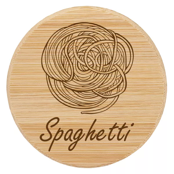 Drewniana pokrywa „Spaghetti” do WECK RR100 Drewniana pokrywa „Spaghetti” do WECK RR100