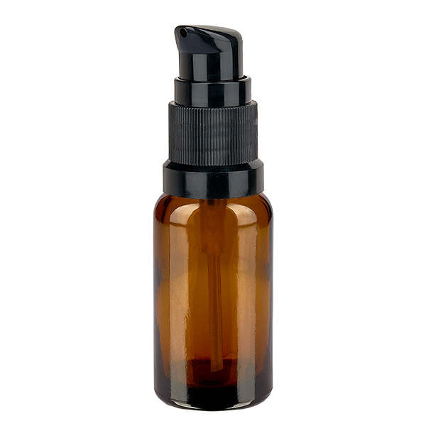 20 ml butelka z pompk&#261; czarna STD BrownLine UT18/20