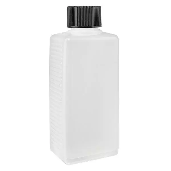 250 ml kwadratowa butelka PE naturalna, z nakrętką 250 ml kwadratowa butelka PE naturalna, z nakrętką