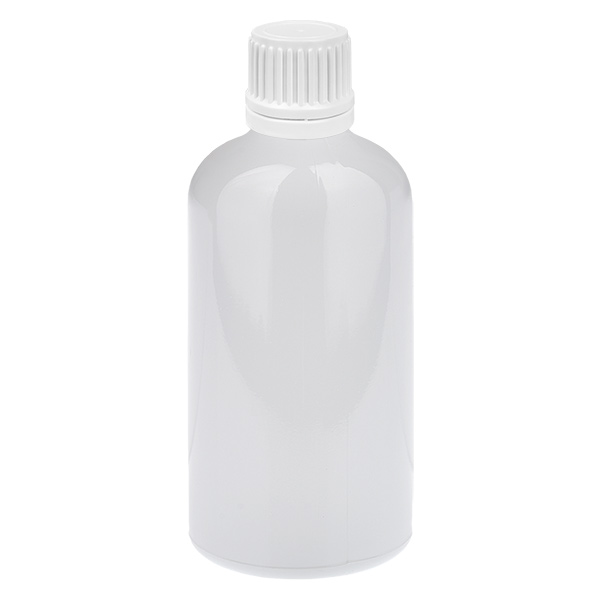 Butelka z zakraplaczem 100 ml, 0,7 mm, białe, zamknięcie zabezpieczające przed manipulacją WhiteLine UT18/100 Butelka z zakraplaczem 100 ml, 0,7 mm, białe, zamknięcie zabezpieczające przed manipulacją WhiteLine UT18/100